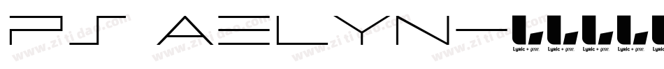 PS Aelyn字体转换